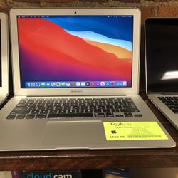 2017 Apple MacBook Air i5 8GB RAM 128GB SSD 13.3” macOS Big Sur Webcam WiFi Bluetooth Backlit KB