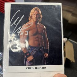 Chris Jericho Autographed Picture (with COA)