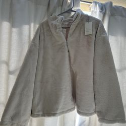 Faux fur pull over sweater