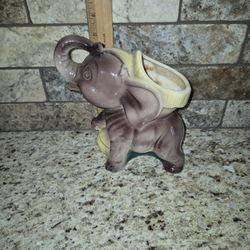 Vintage Royal Copley Ceramic Circus Elephant, 7.5"