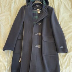Brand New Brooks Brothers Men’s Navy Peacoat Jacket Sz Large 