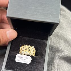 Men’s nugget ring 10kt