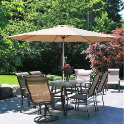 9FT ALUMINUM PATIO UMBRELLA $49.99