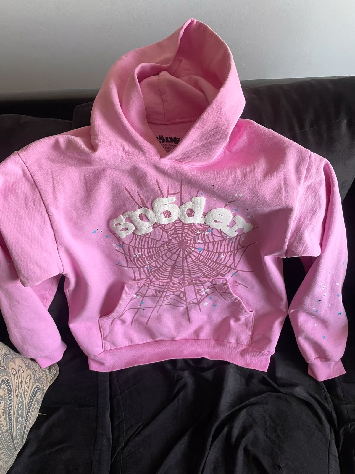 SPIDER HOODIE PINK