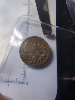 Uruguay 2 centesimos 1924 & 1947
