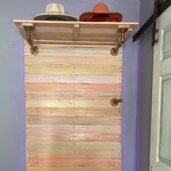 Hall Tree Clothes Rack Garment Rack Shoe Bench Rustic