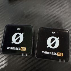 2 Rode wireless Me receivers
