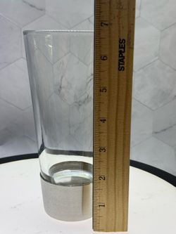 (1) Asobu 16 Ounce Pint Glass Twist and Pry Bottle Opener Stainless Steel Base. Thick heavy glass.