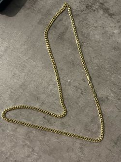 14K Gold Franco Necklace 23 Grams (Oro Puro) $500