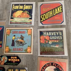 Original Authentic  Crate Labels