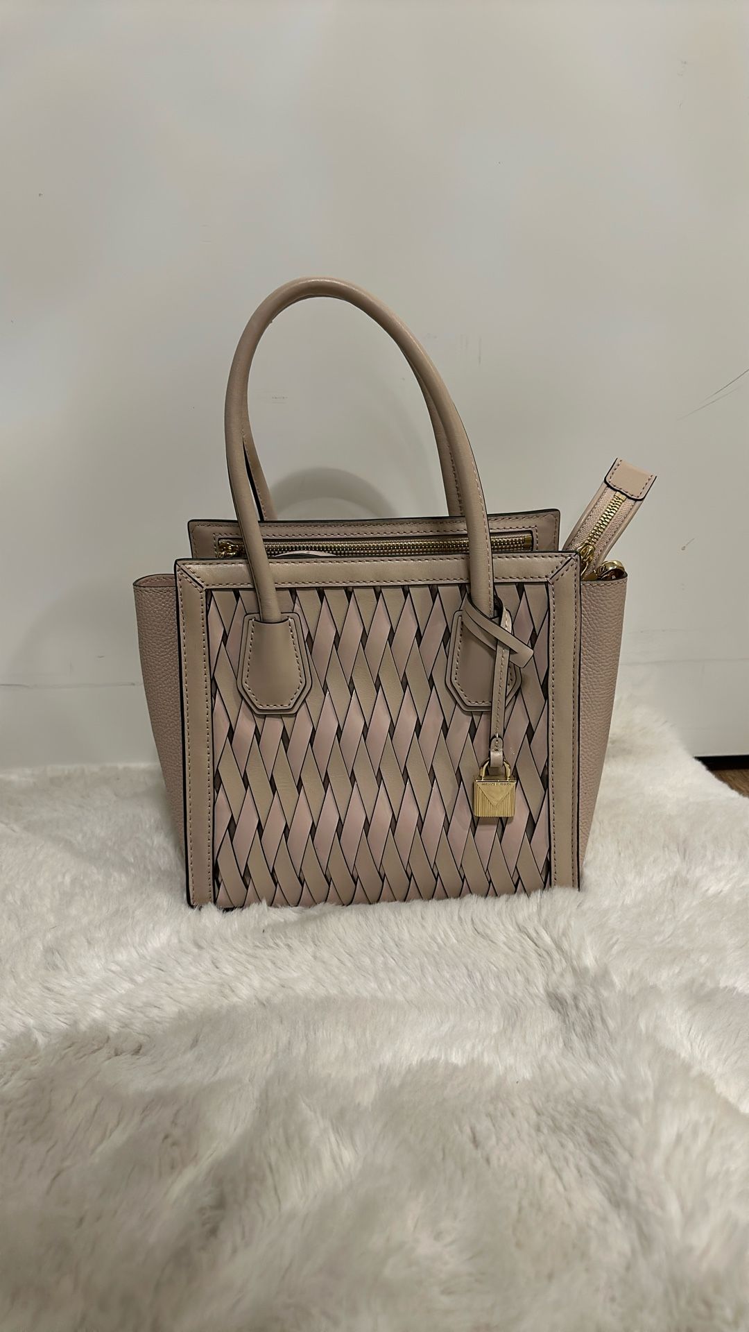 Michael Kors Soft Pink Leather Bag