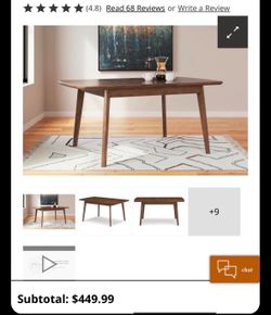 Wooden extendable table