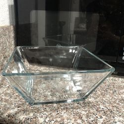 Plato De Servir De Vidrio 