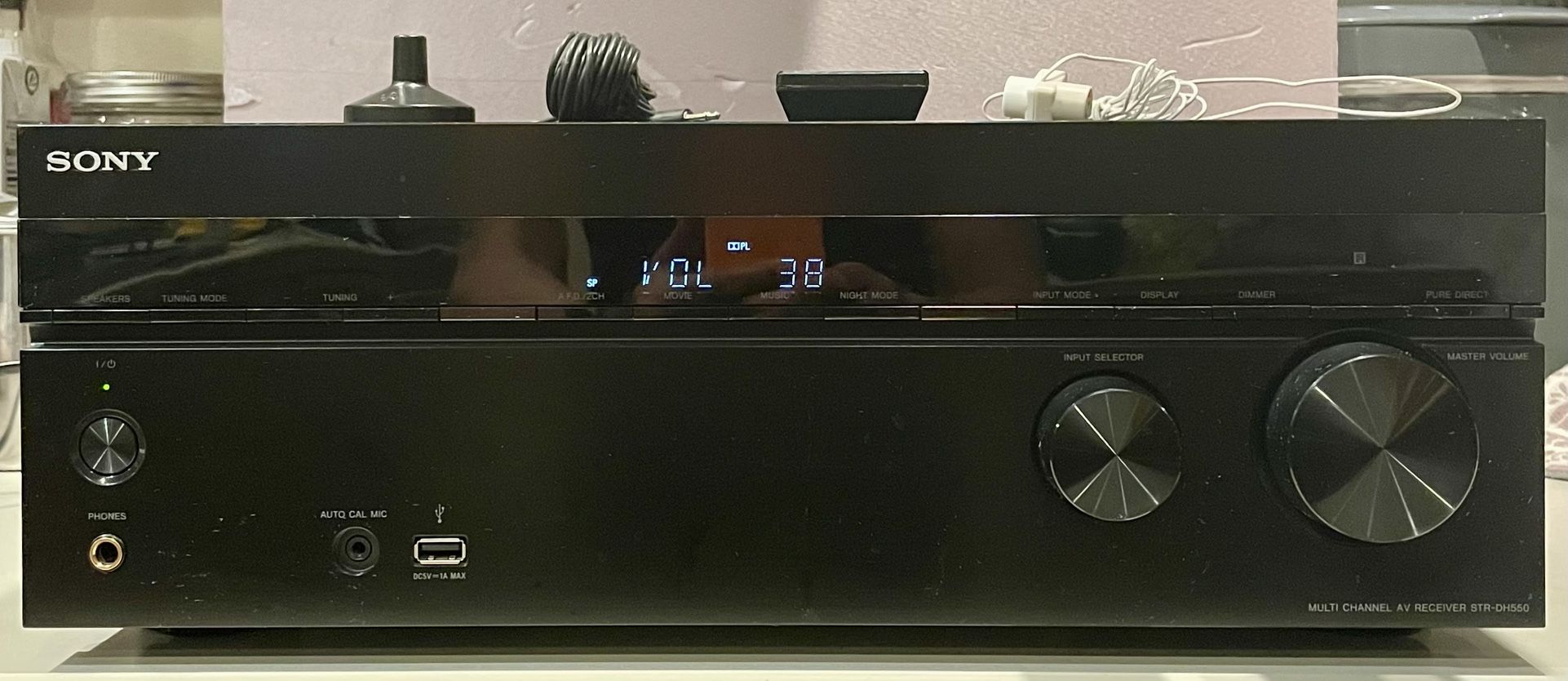 Sony STR-DH550 5.2 Channel HDMI Surround Sound AV Receiver 4K