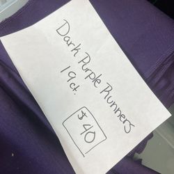 Dark Purple Runners