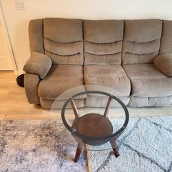 Couch With 3 Coffee Tables