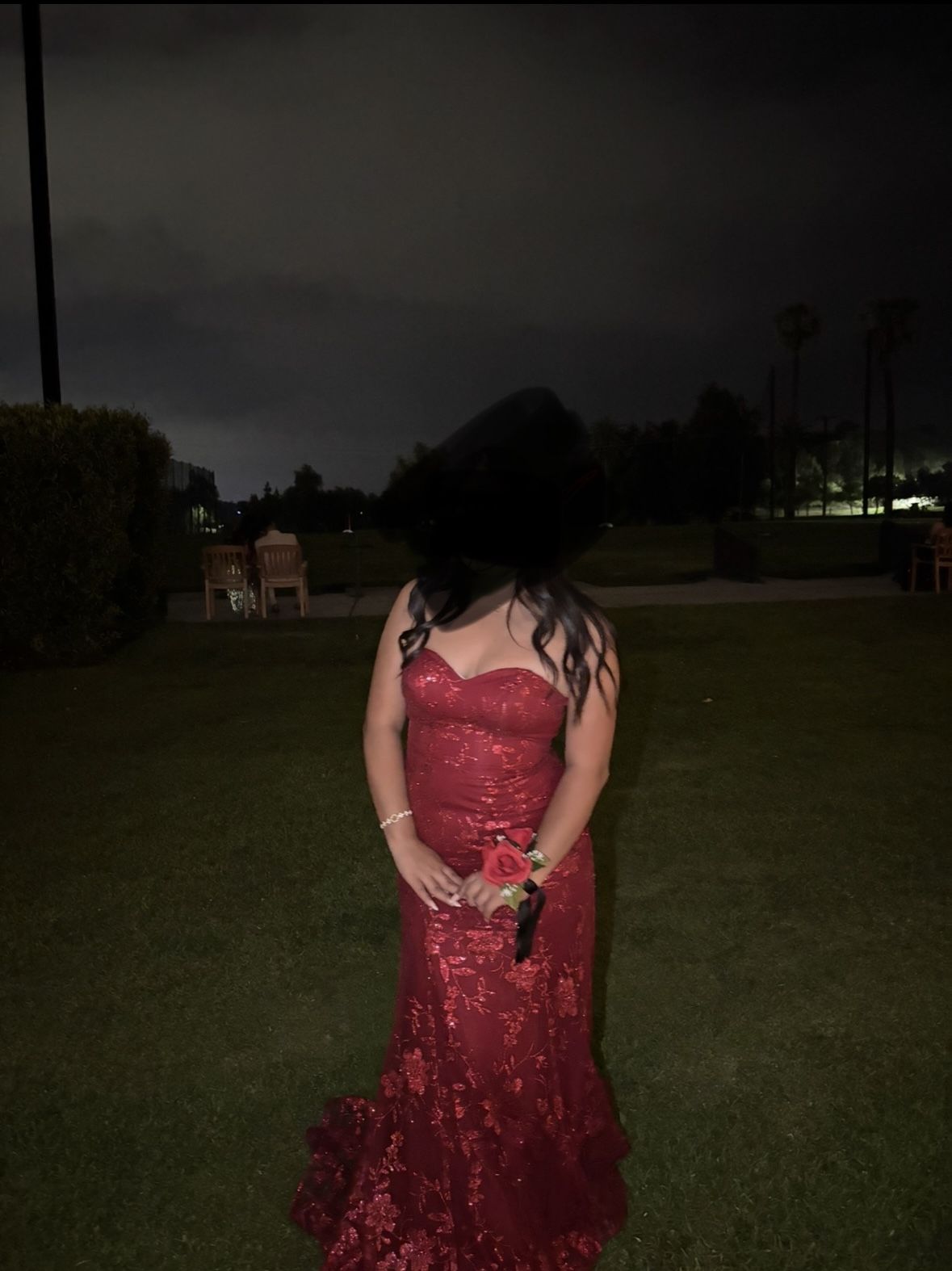 Red prom dress