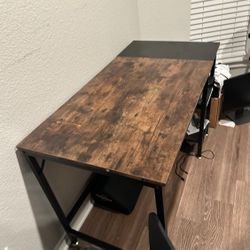 Rustic Vanity/Desk Combo – Stylish and Sturdy $65
