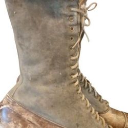 Vintage Leather Victorian Shoes
