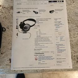 Noise Cancellation, Bose Headset $50 Each Hundred Dollars For Two Pair