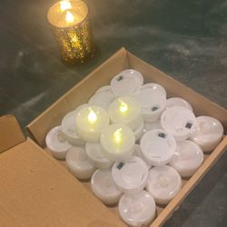 67 Flameless Electric Tea Lights  