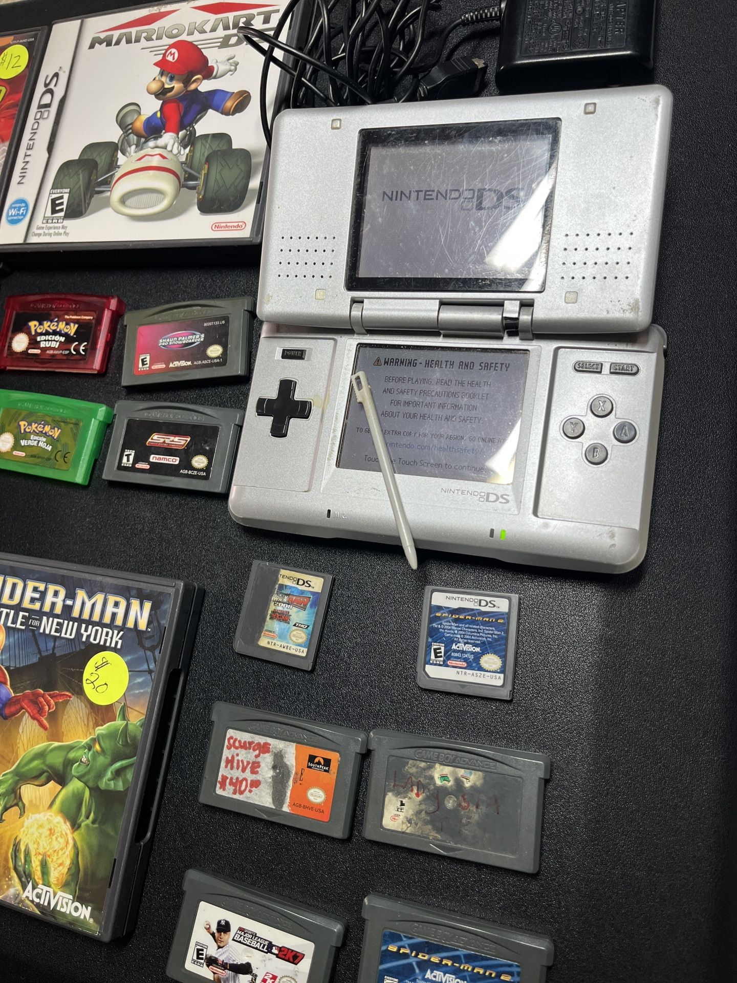 Nintendo Ds Bundle! With Charger And Pen.