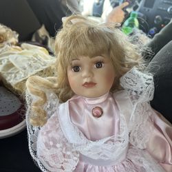 Collectible porcelain dolls