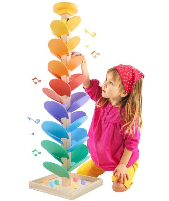 Wooden Marble  Music Tree Montessori Toy