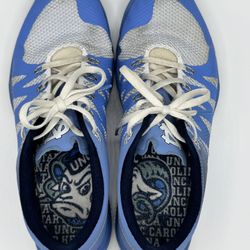 Nike Free Trainer 5.0 V6 Amp Mens Size 8.5M/10W North Carolina Tarheels UNC NCAA