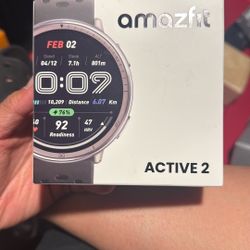 Amazfit Active 2 Sport Smart Watch Fitness Tracker for Android and iPhone, 44mm, 10 Day Battery, Water Resistant, GPS Maps, Sleep Monitor, 160+ Workou