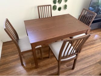 IKEA EKEDALEN Dining Set - Extendable Table + 4 Chairs