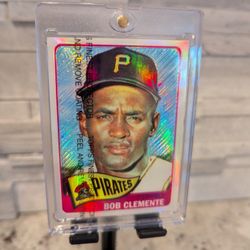 1997 Topps Chrome Refractor #19 Bob Clemente 1965 Commemorative Reprint