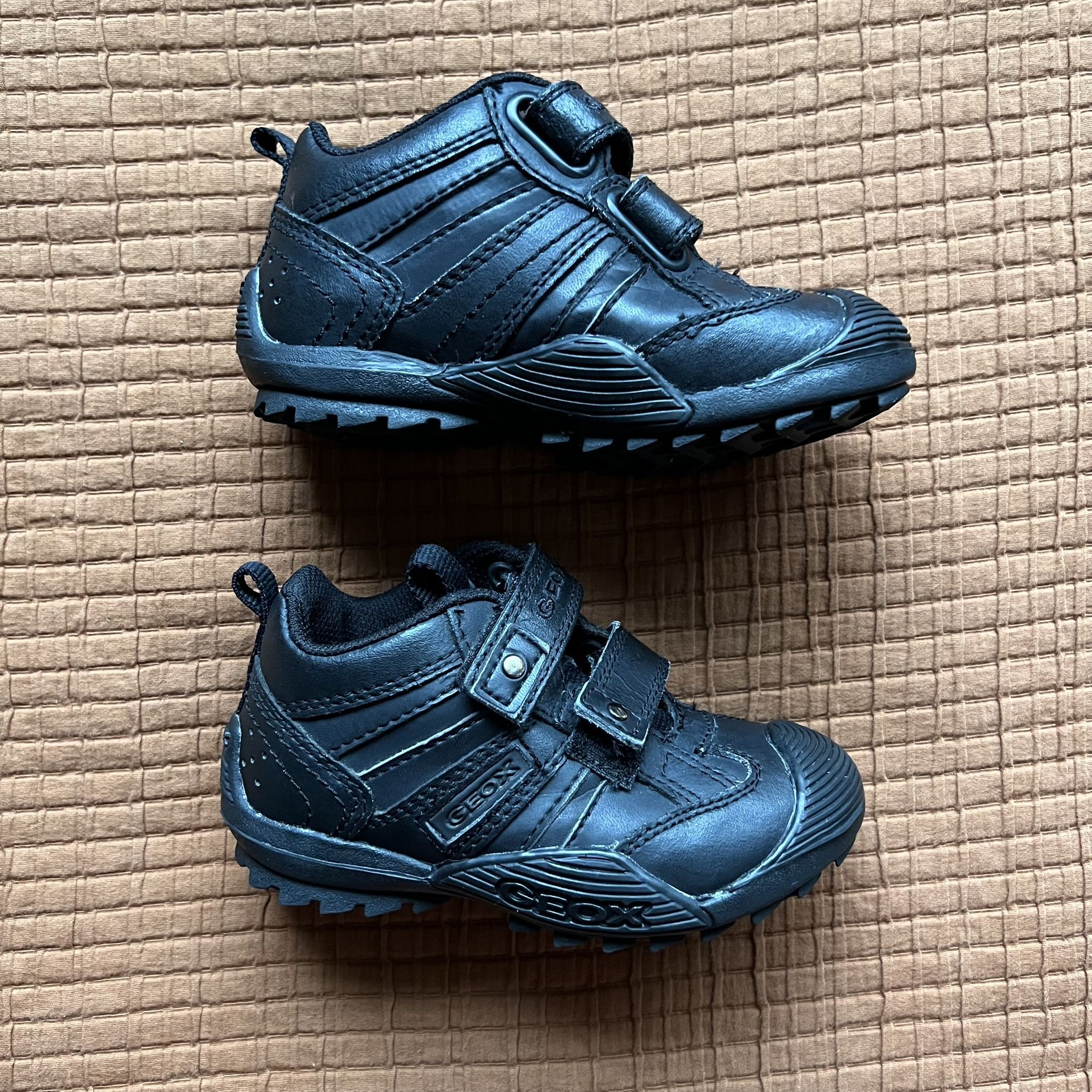 Geox Savage Black School Shoes, EU26, US9