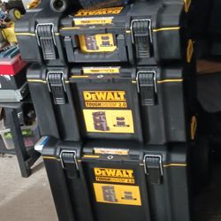 DeWalt Tough System 2.0 Stackable Tool Cart 3 Piece Set
