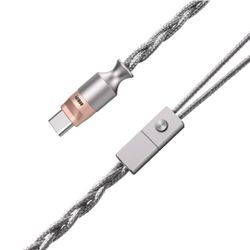 DdHiFi M198C USB C HiFi Earphone Cable 0.78 2Pin DAC Mic Nylon Braided MMCX