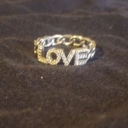 925 Sterling Silver "LOVE* Ring