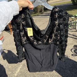 Vintage Sequin Blouse NEW 