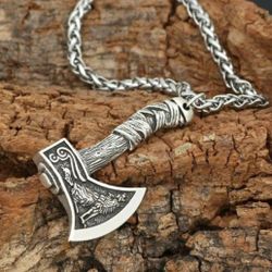 Thor Hammer, Brown Breaded Leather Bracelet, 2 Pcs Bracelet 