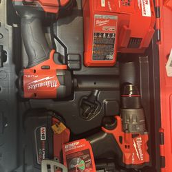 Milwaukee Hammer Drill And Impact