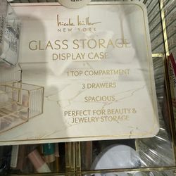 Glass Storage Display Case