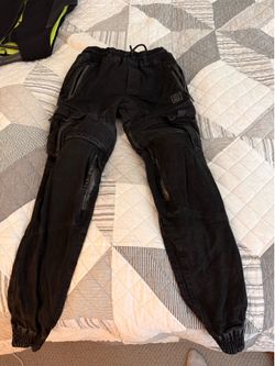 Ride Rich Black Denim Medium Motorcycle Pants