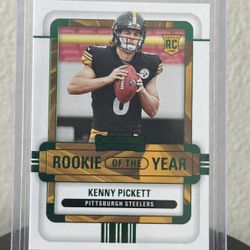 2022 Contenders “ROTY” Green Kenny Pickett