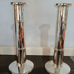  Kate Spade Silver Candle Holders 