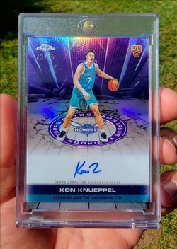 Kon Knuepple Autograph topps chrome rookie/75