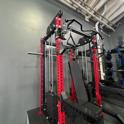 COMMERCIAL SMITH MACHINE/ POWER CAGE/ ADJUSTABLE PULLEY SYSTEM/ GYM EQUIPMENT/ FUNCTIONAL TRAINER/ VESTA FITNESS/ FREE DELIVERY 🚚