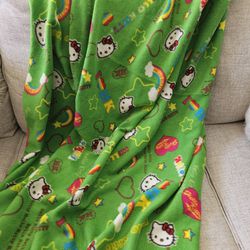 Hello Kitty Fleece Blanket Throws