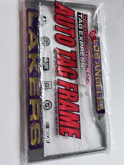 Lakers License plate frame