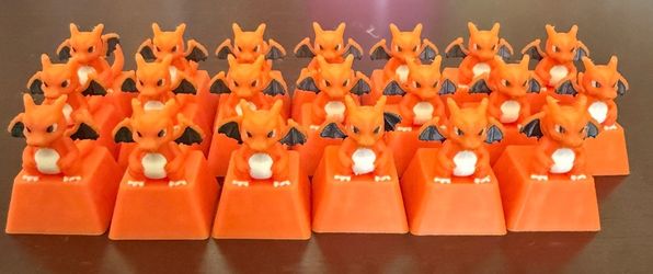 Charizard key caps