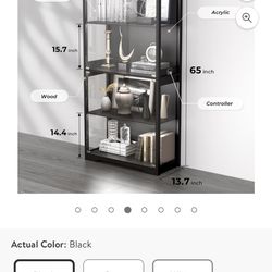 Some display cabinet, shelf, rack
