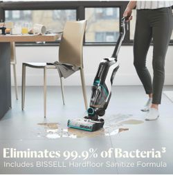 Bissell CrossWave Cordless Max Vacuum Mop All in One Wet and Dry Vac Combo Hard Floor Cleaner and Ar
